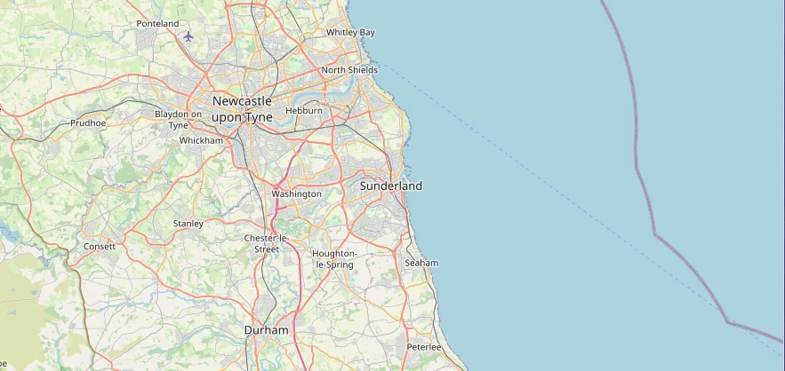 Map of the Sunderland area we cover